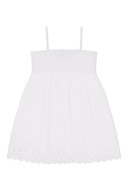 Kids Embroidery Poplin Dress