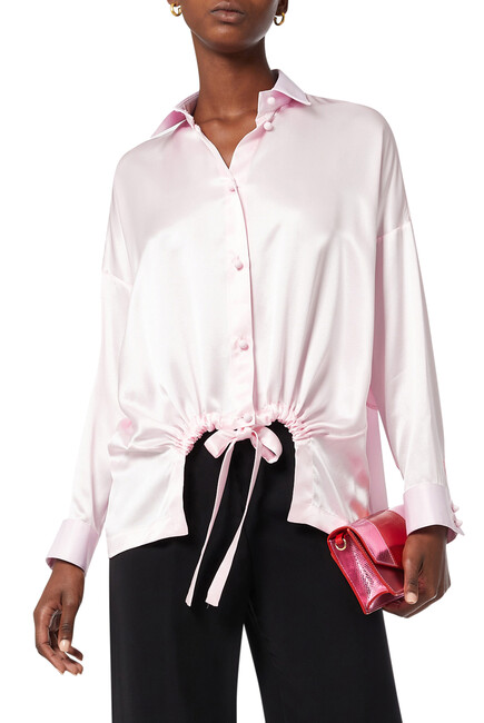 Buy Emporio Armani Drawstring Silk Shirt for Womens | Bloomingdale's KSA