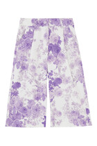 Kids Floral Wide Leg Pants