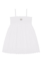 Kids Embroidery Poplin Dress