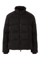 All-Over AX Logo Puffer Jacket
