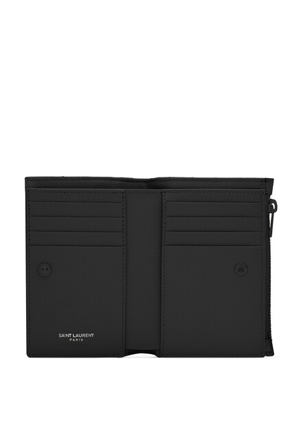 Bi-Fold Zip Wallet