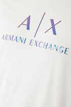 AX Logo Print T-Shirt