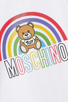 Rainbow Teddy Bear Printed T-Shirt