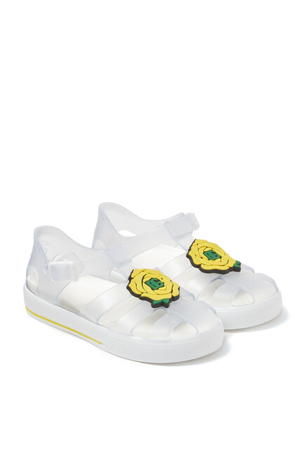 Kids DG Logo Jelly Sandals