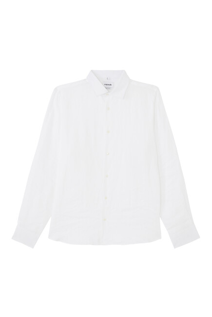 Classic Long Sleeves Linen Shirt