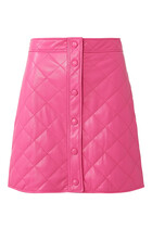 A-Line Quilted Mini Skirt