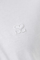 Cotton Monogram Logo T=Shirt