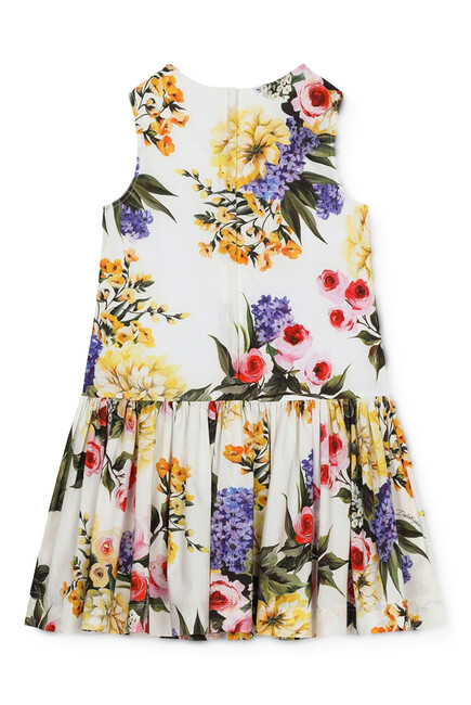 Kids Floral Print Dress