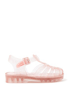 Kids Glitter Jelly Sandals