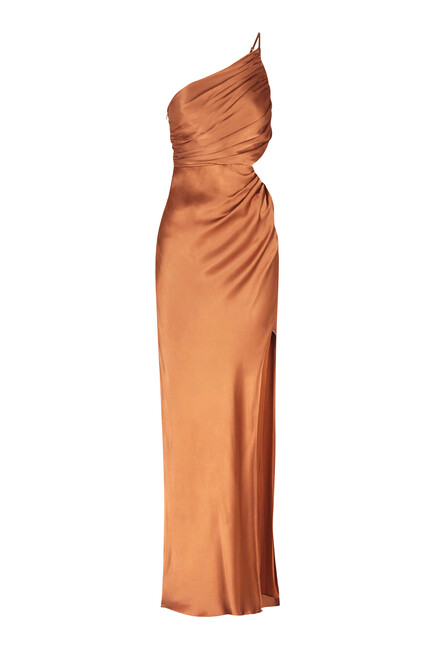 La Lune Asymmetrical Maxi Dress