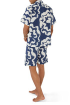 Cuban Short Sleeve Pajama Set