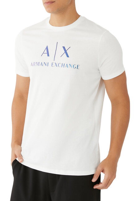 AX Logo Print T-Shirt