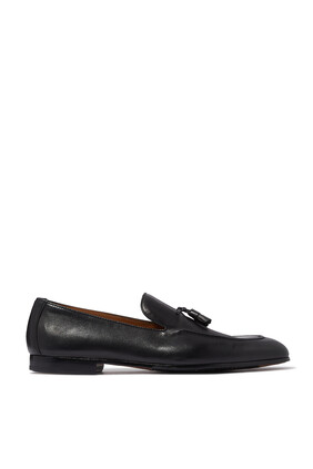 Leather Tassles Loafers