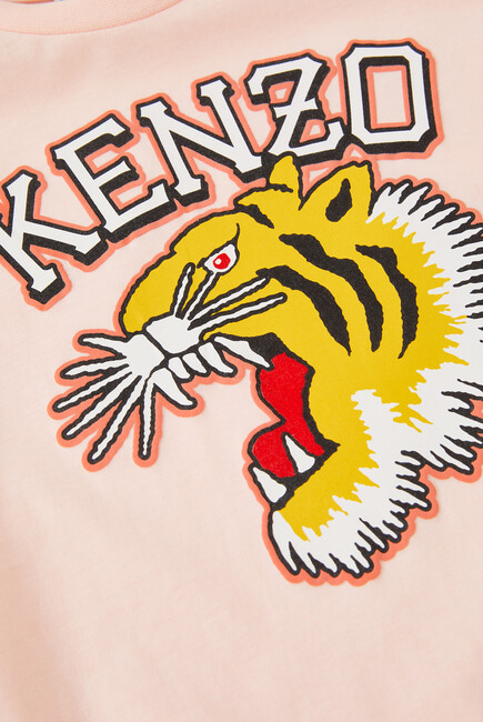 Kids Varsity Tiger Colorblock T-Shirt