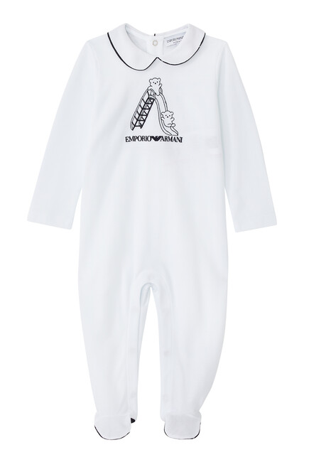 Buy Emporio Armani Kids Baby Bears Jumpsuit for Boy | Bloomingdale's KSA