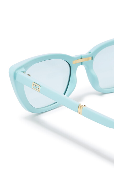 Baguette Cat-Eye Sunglasses