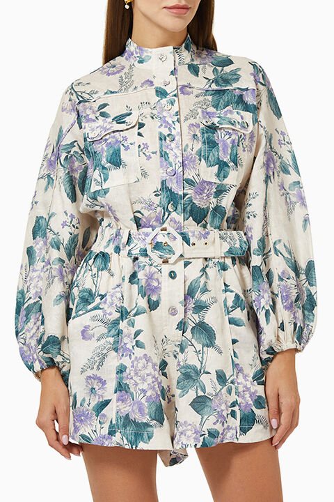 Cassia Panelled Playsuit