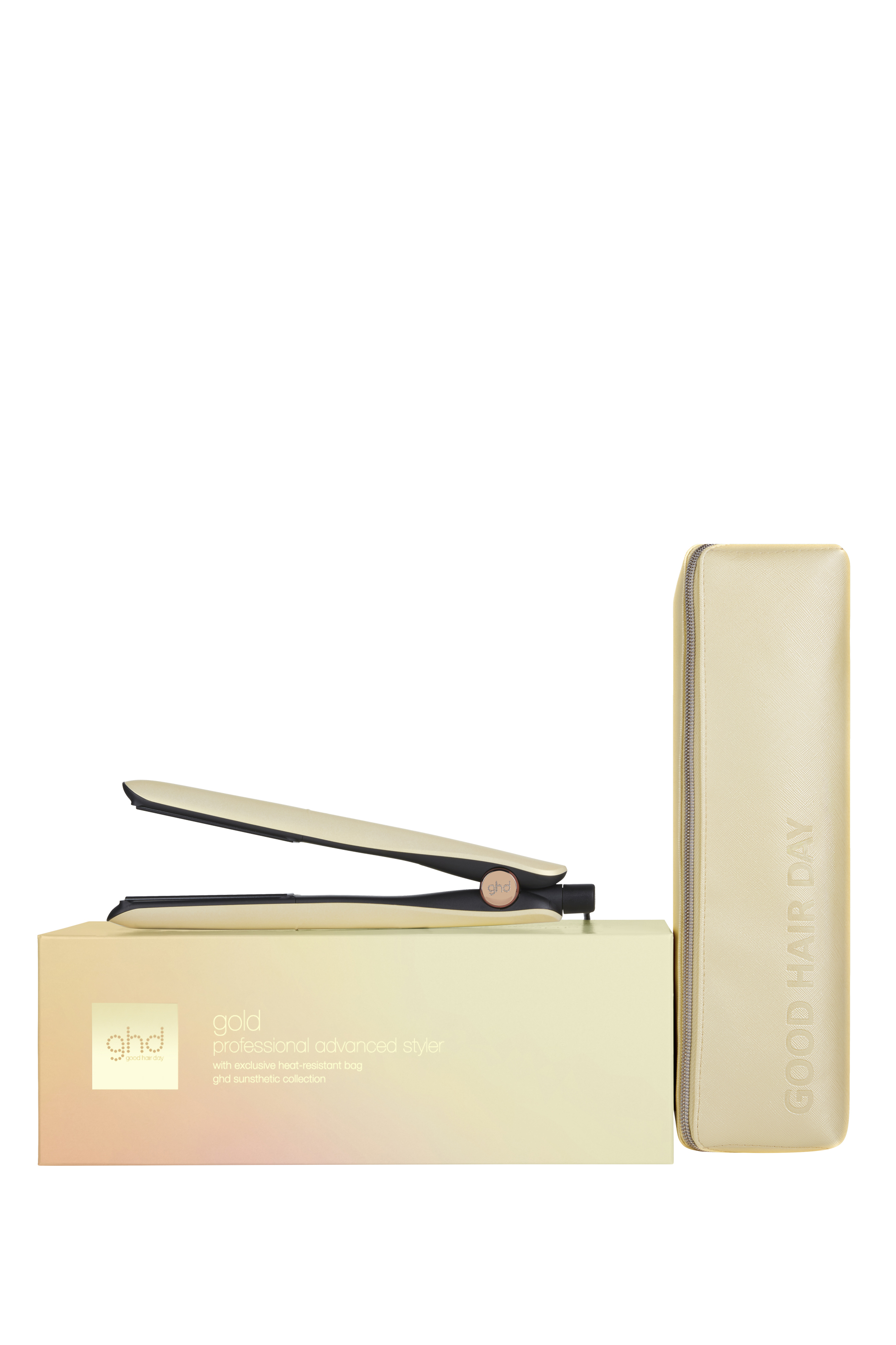 Sun-Kissed Gold Hair Straightener