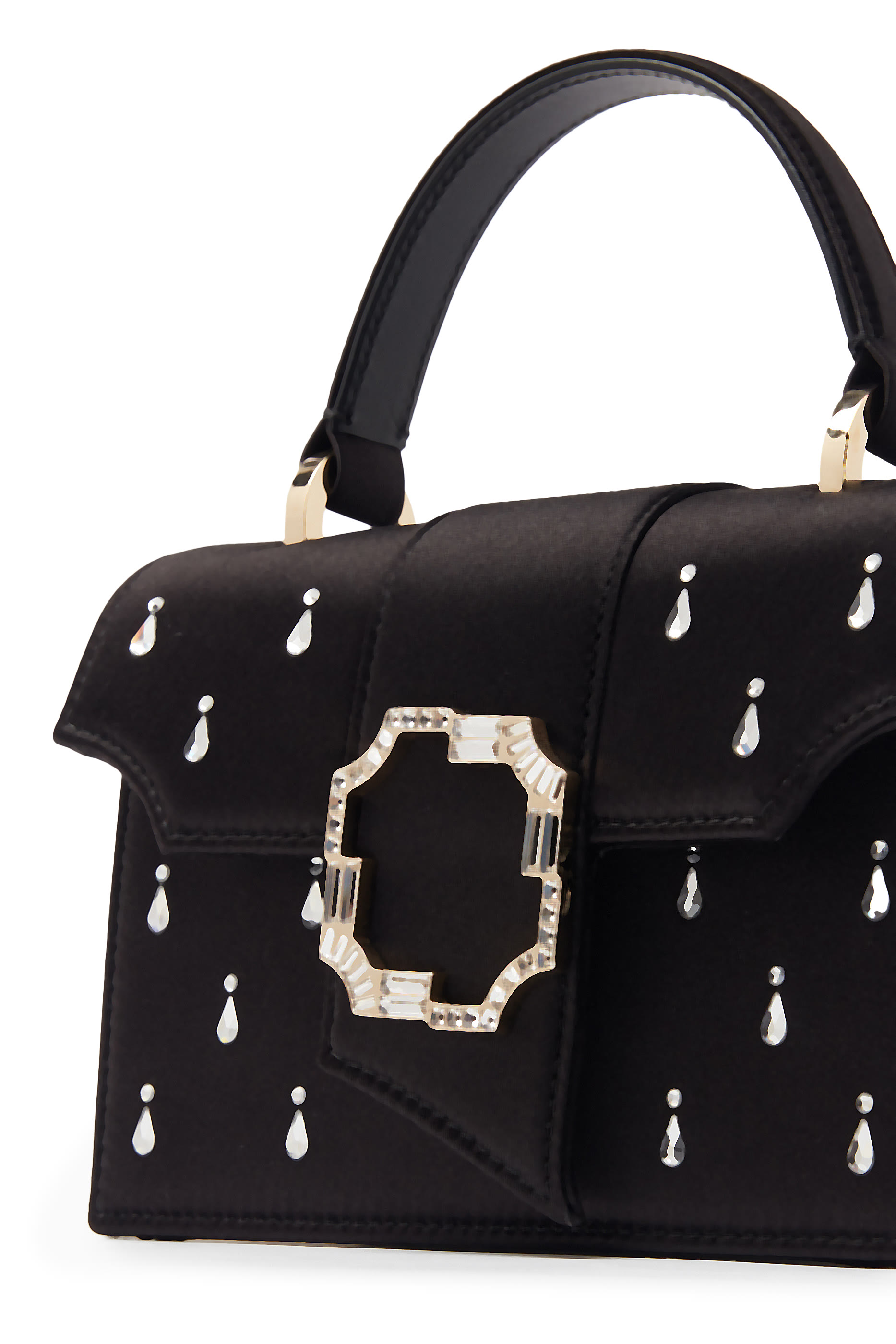 Audrey Satin Embellished Mini Handbag