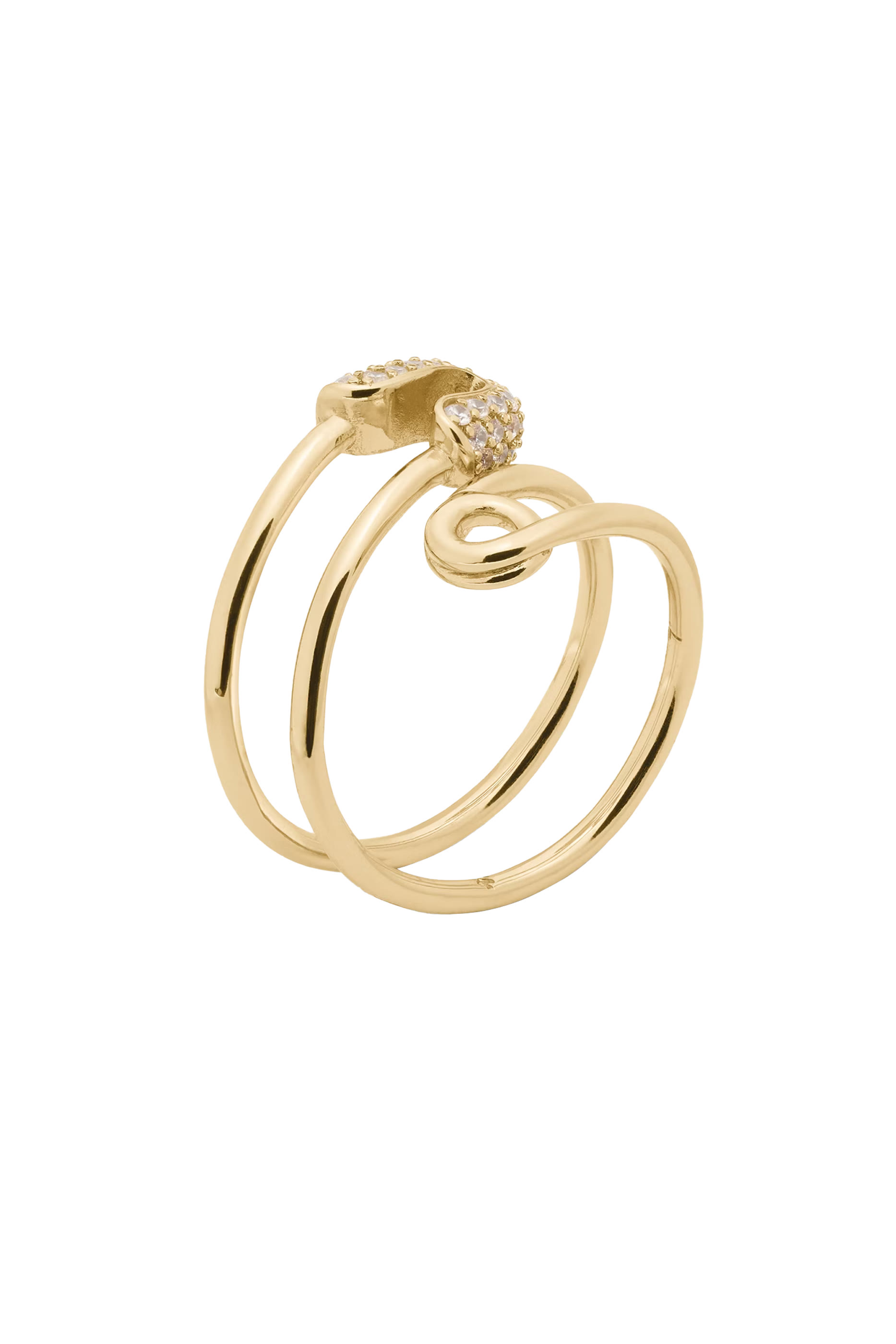 Bits & Baubles Safety Pin Ring