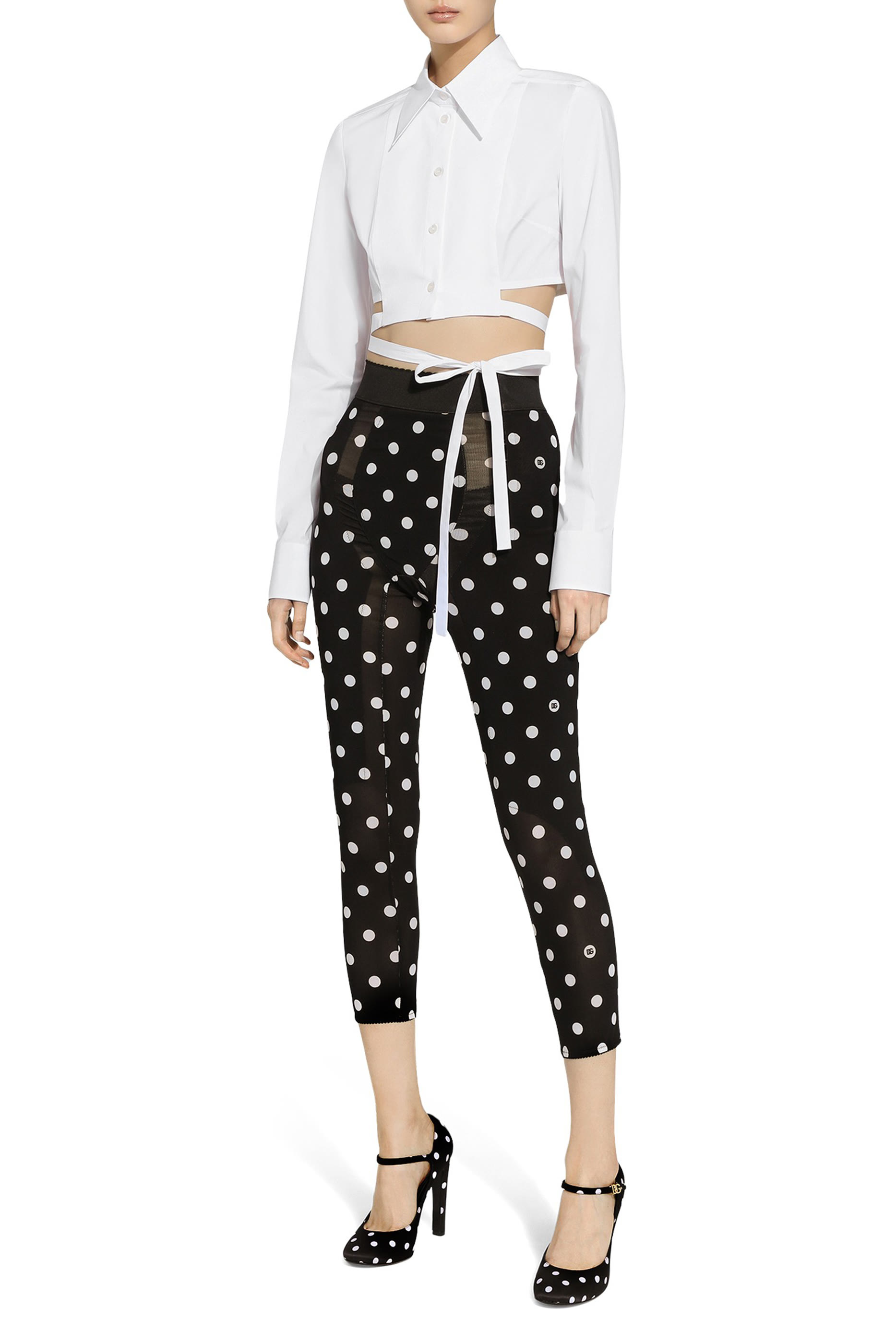 Cropped Cotton Shirt