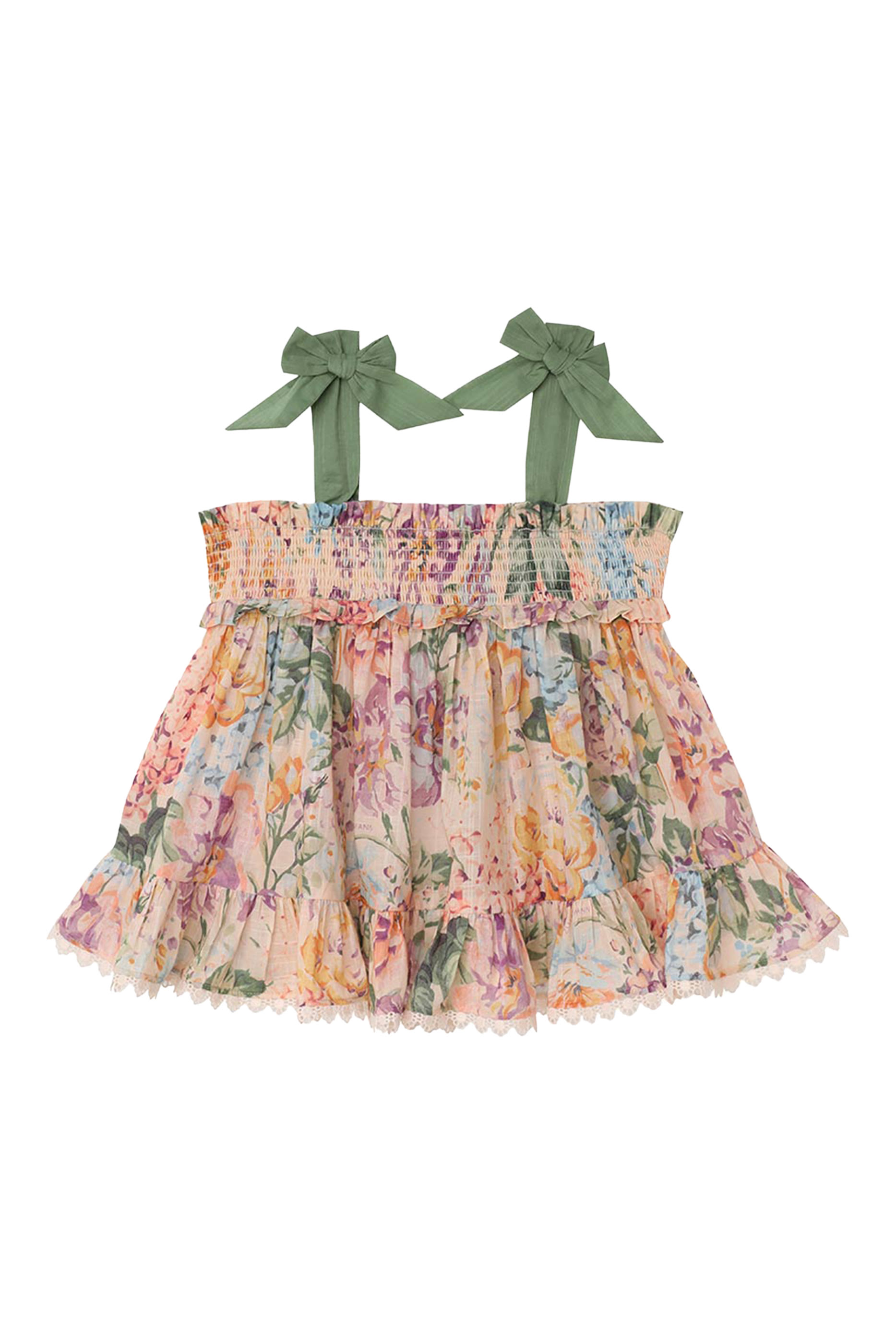 Kids Halliday Shirred Top