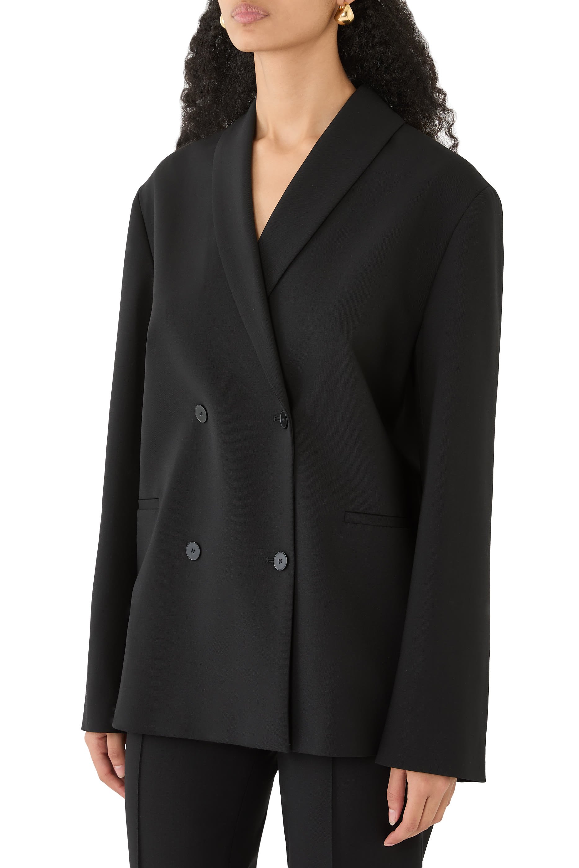  Sancia LDS Double Breasted Shawl Collar Jacket