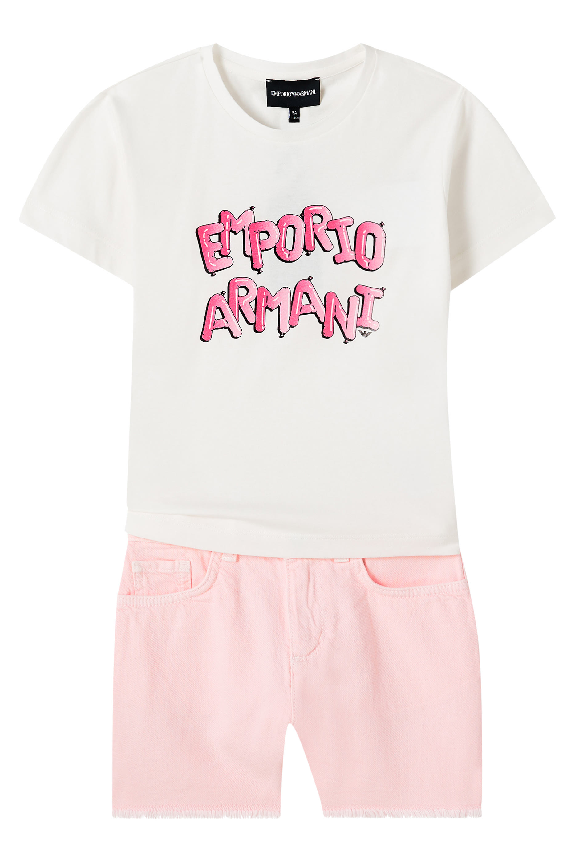 Kids Logo Cotton T-Shirt
