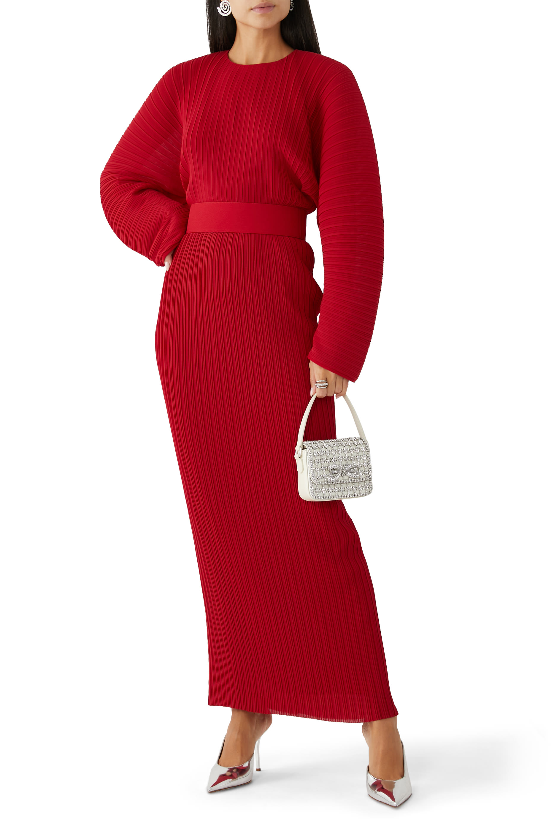 Mirabelle Pleated Maxi Dress