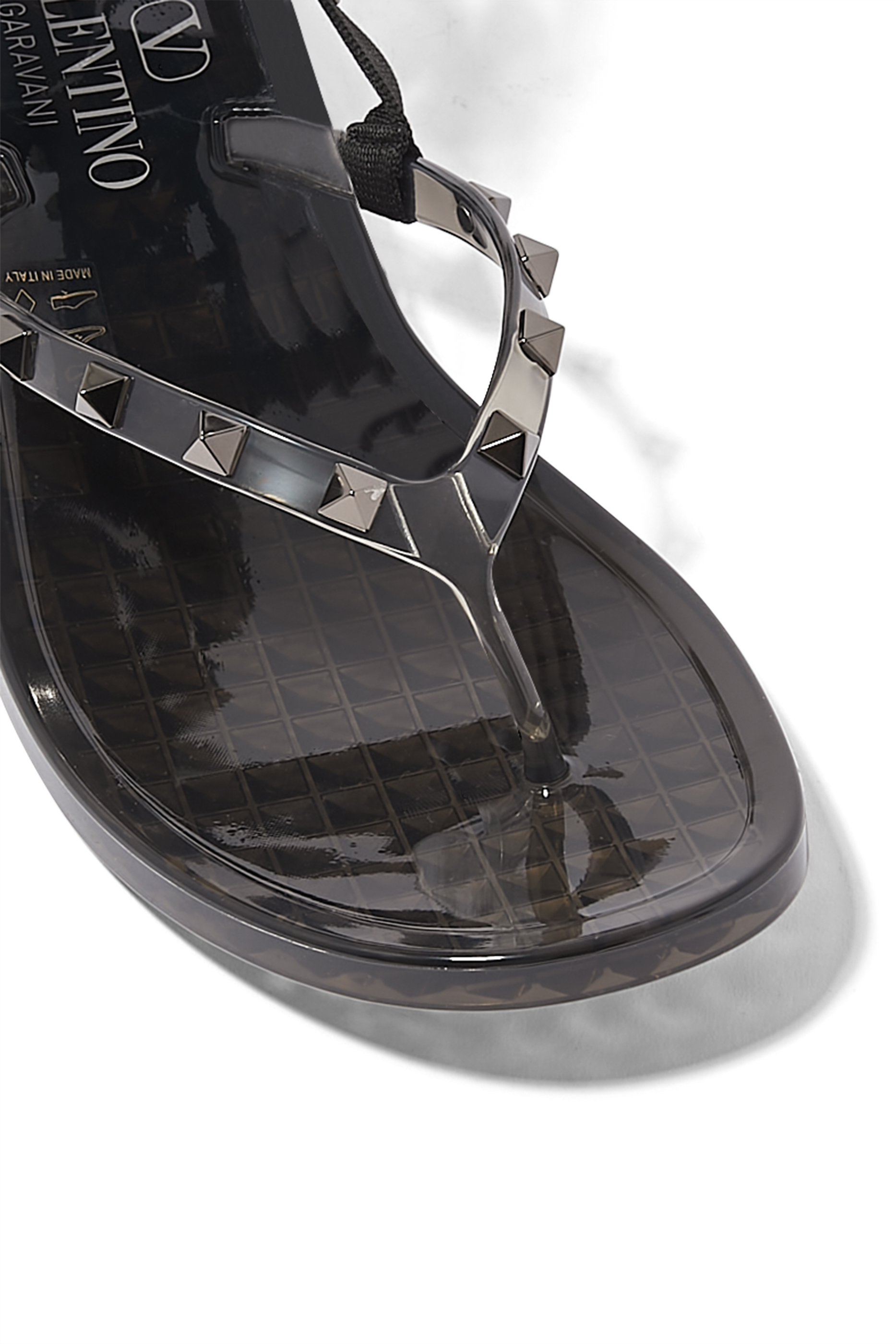 Rockstud PVC Wrap Sandals
