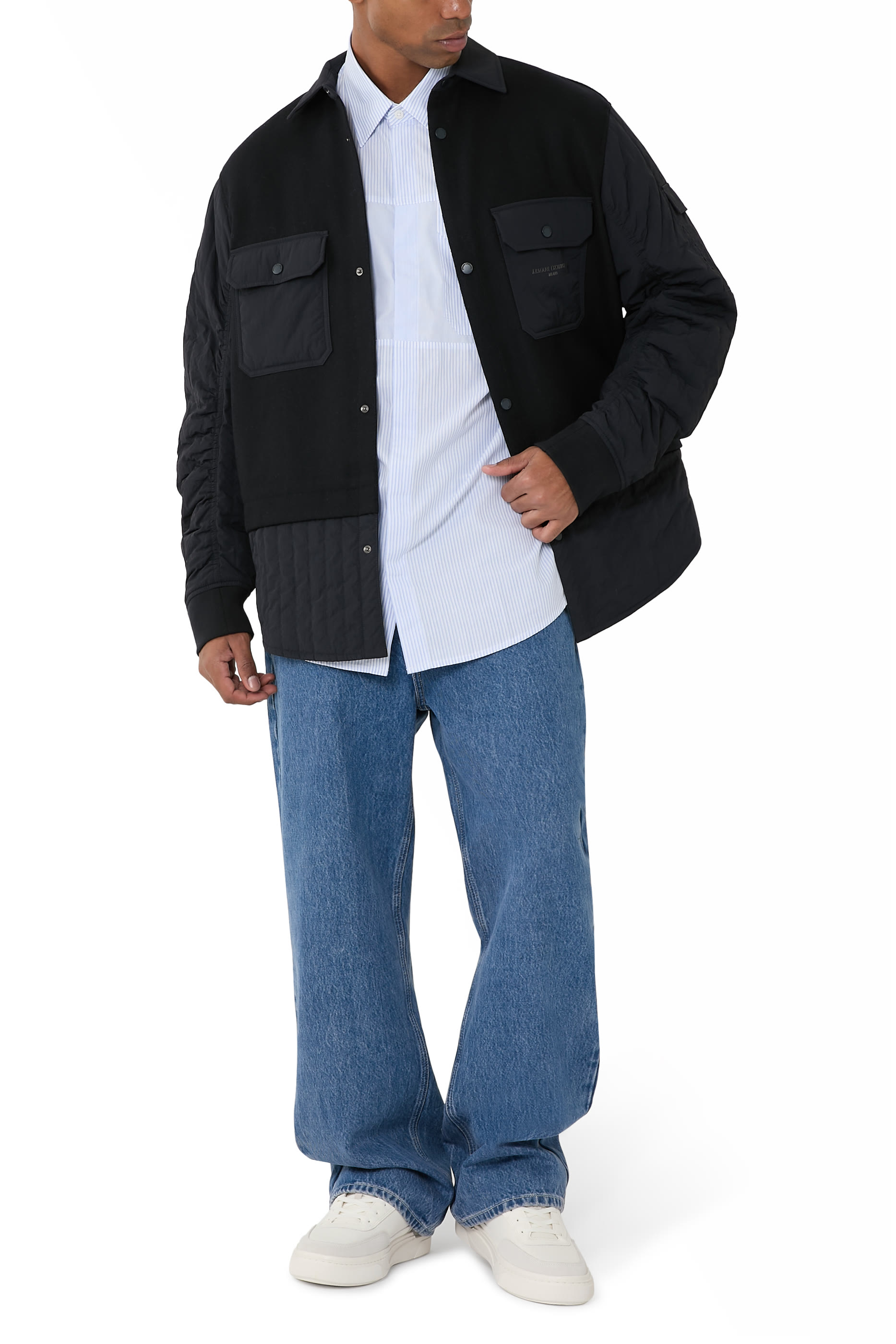 College Style Blouson Jacket