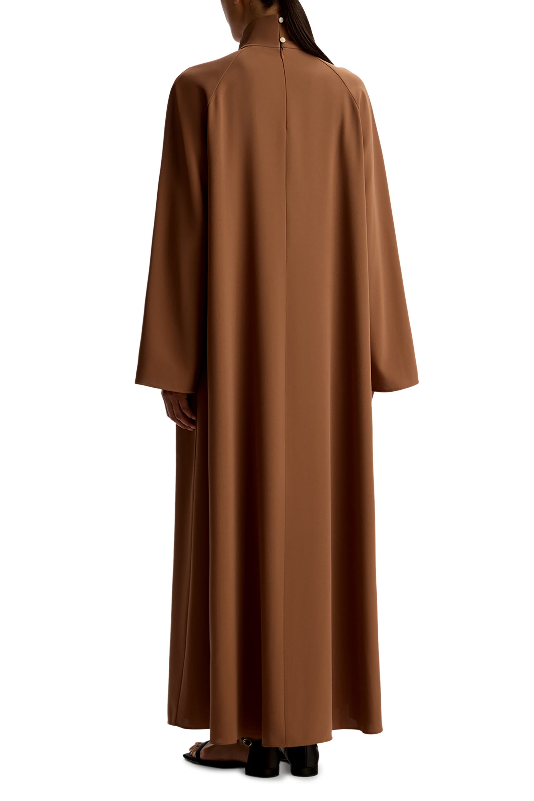 High-Neck Maxi Dress