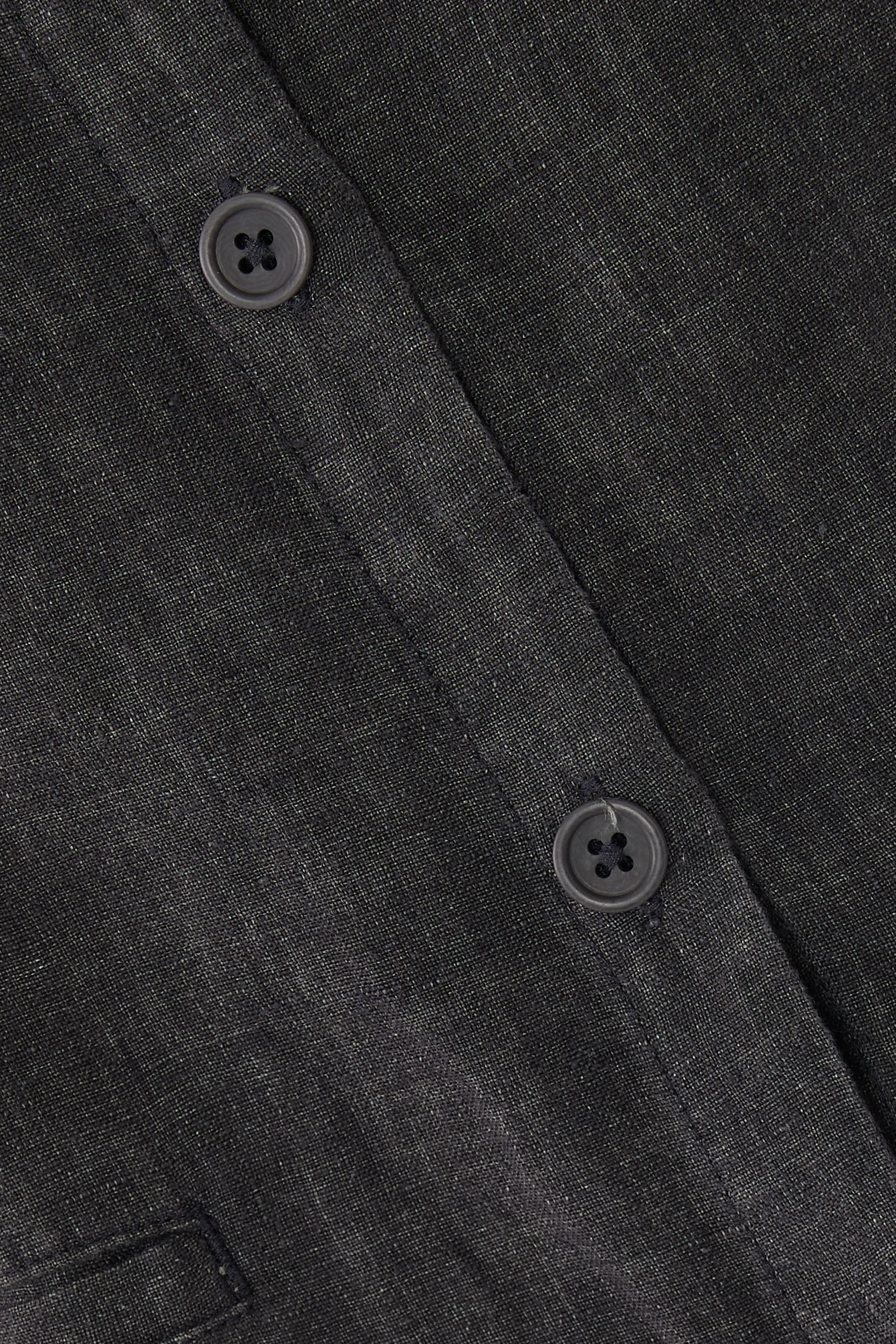  Washed Organic Linen Delave Vest 