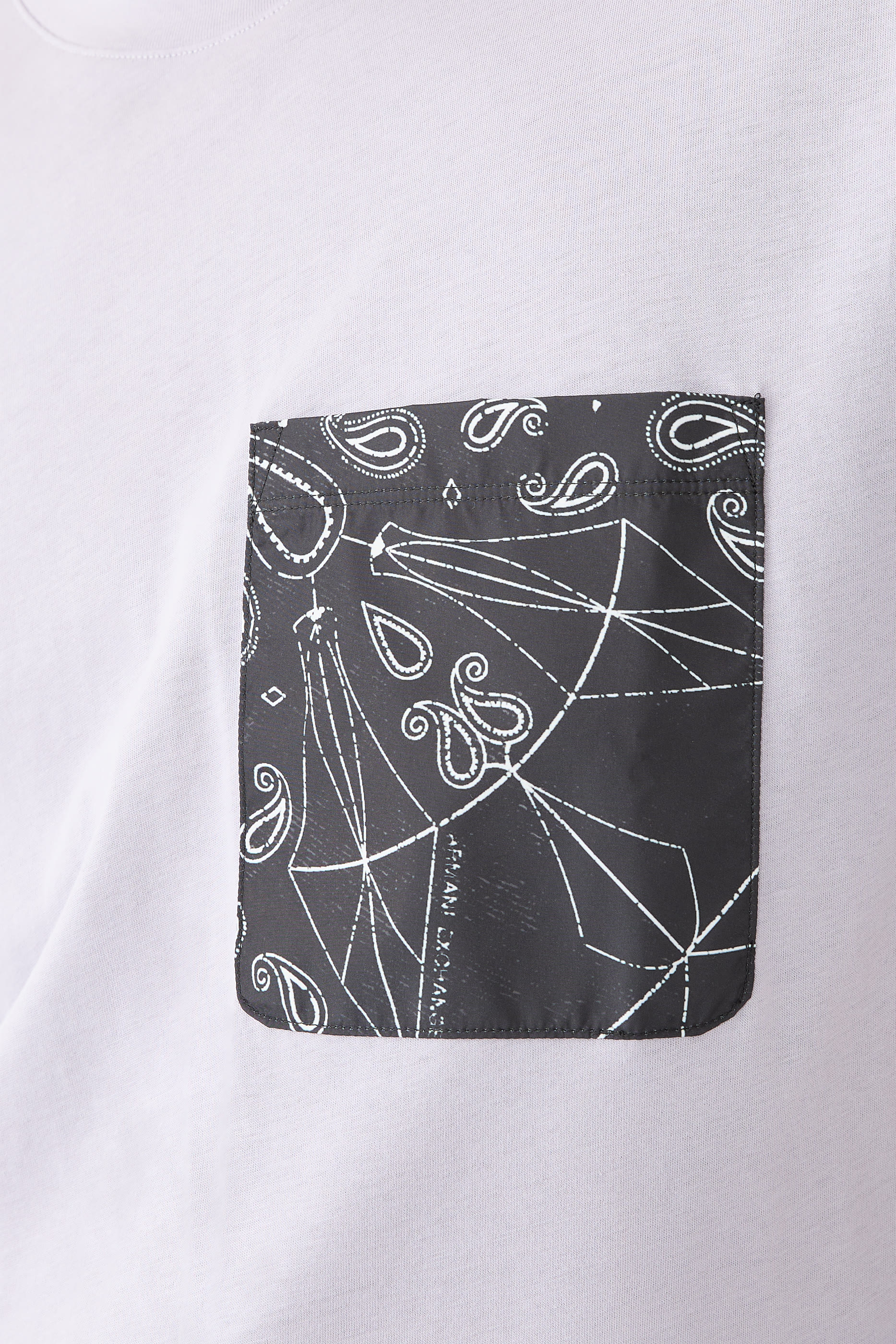 Patterned Pocket T-Shirt