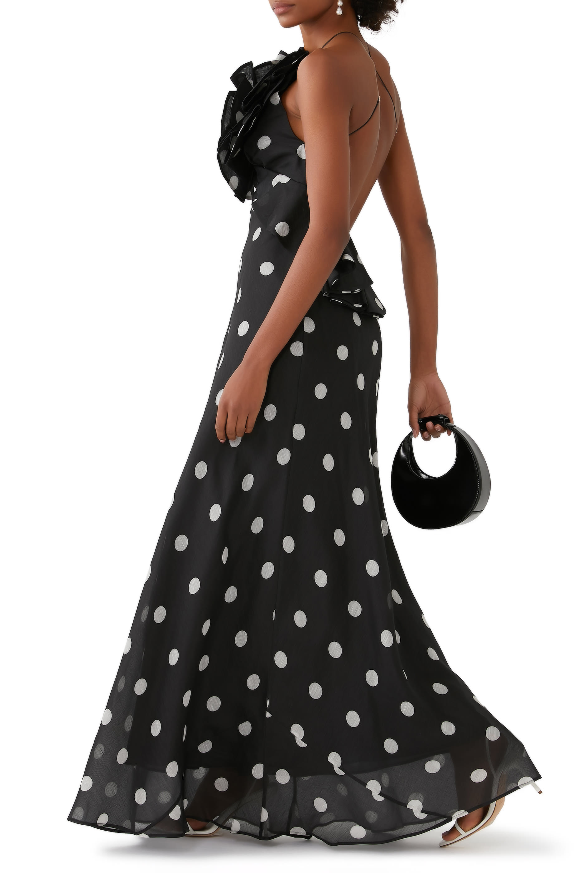 Crush Ruffle Halter Maxi Dress