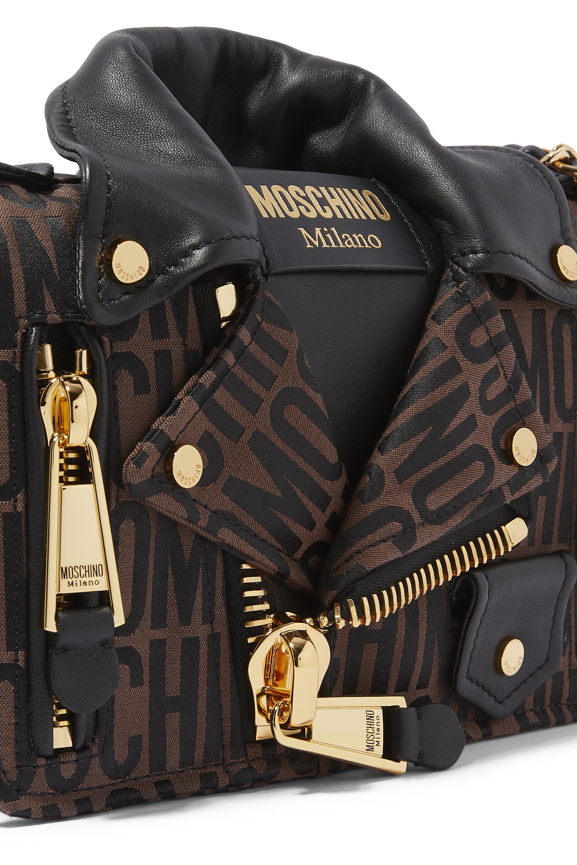 Velvet Biker Crossbody Bag