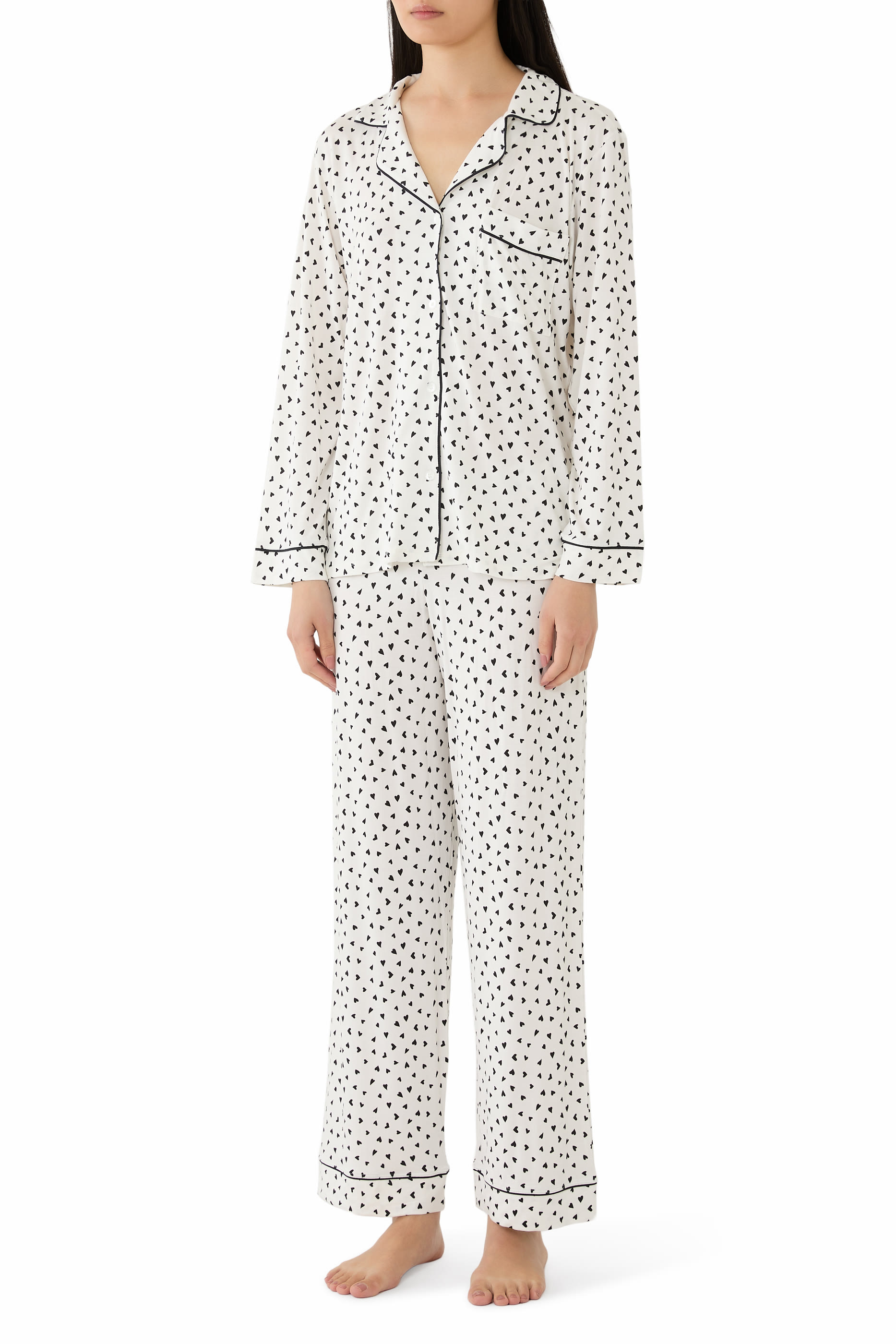Gisele Printed TENCEL&trade; Modal Long Pajama Set