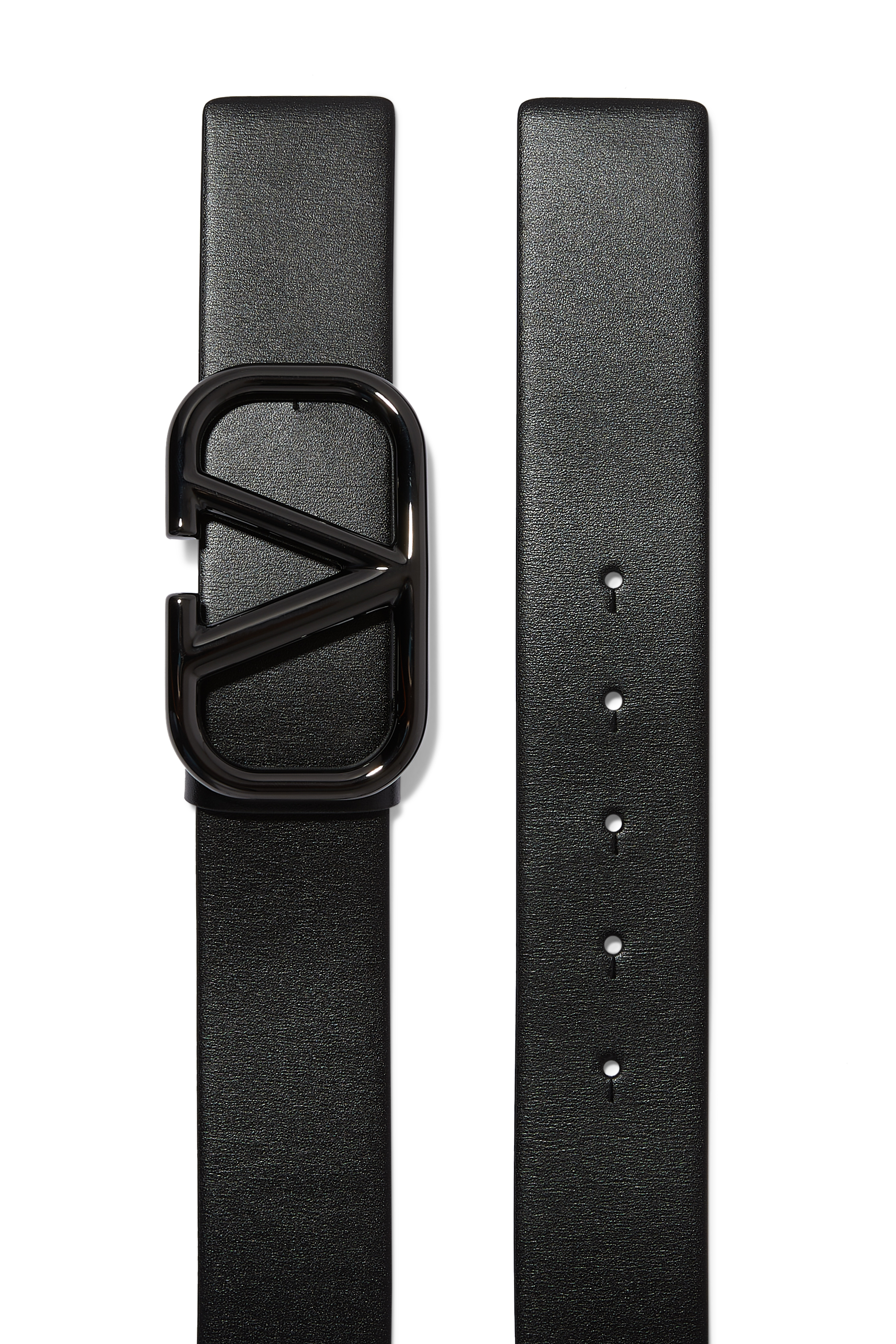 Valentino Garavani VLogo Leather Belt