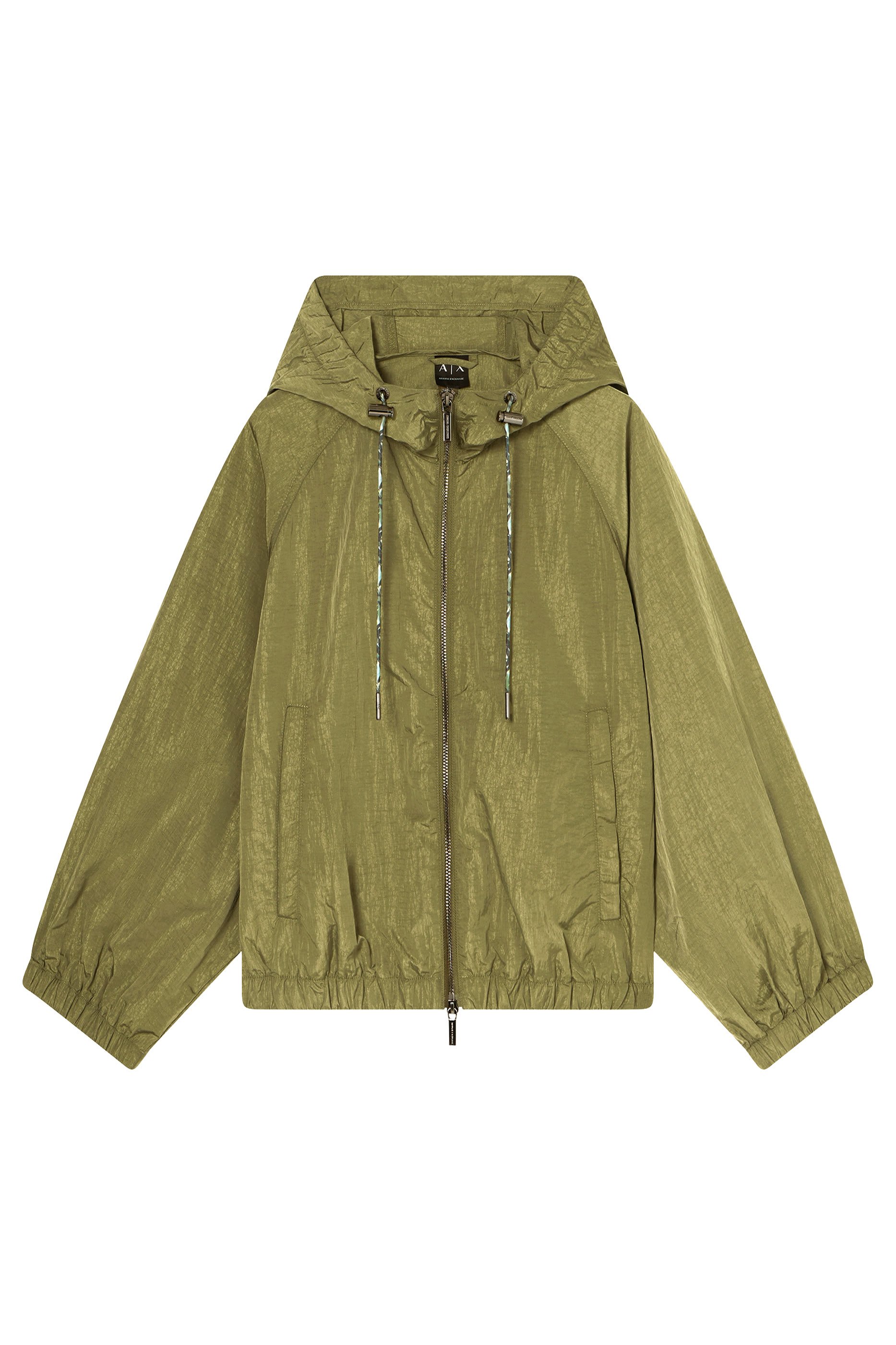 Metallic Effect Windbreaker