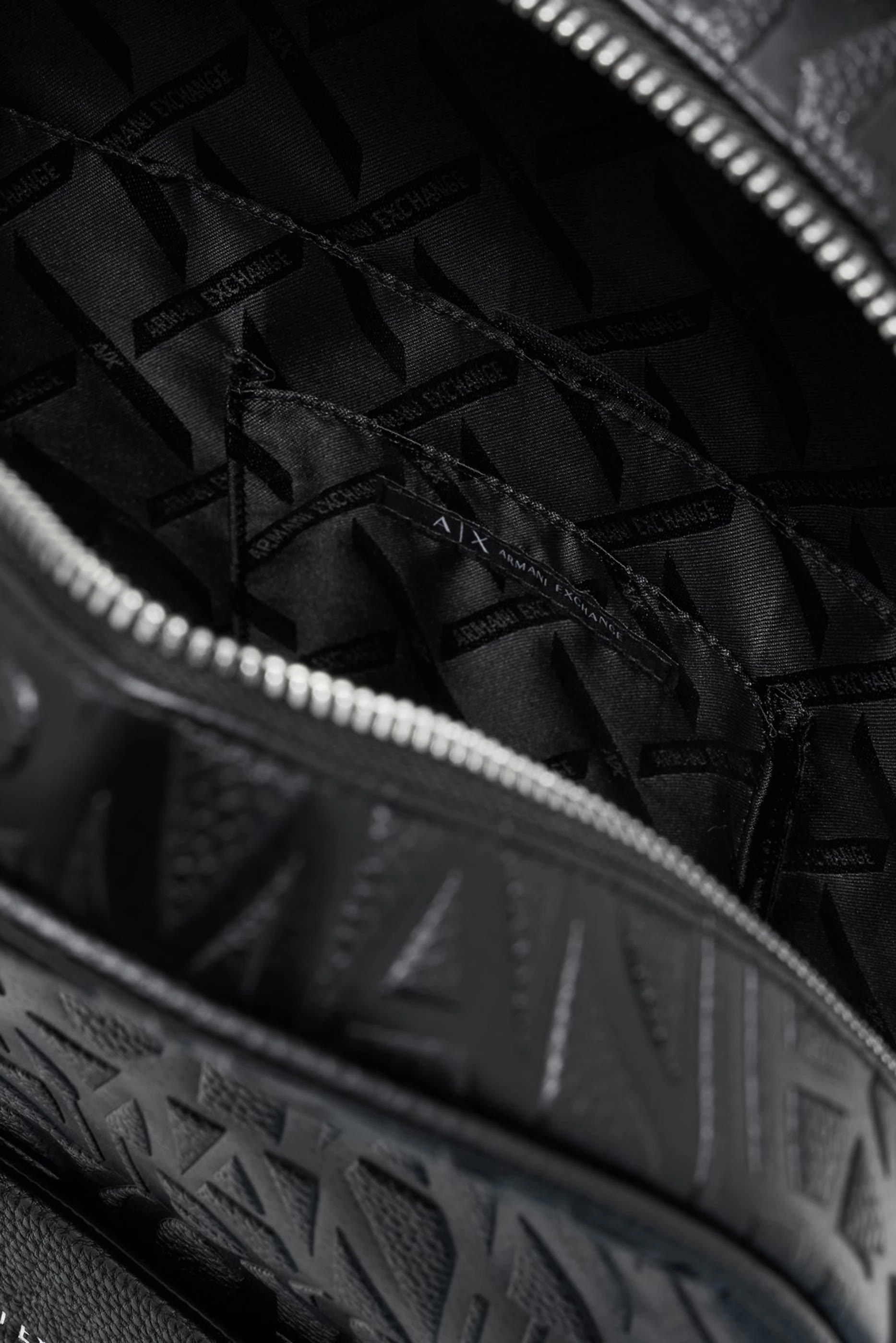 Logo Faux Leather Backpack