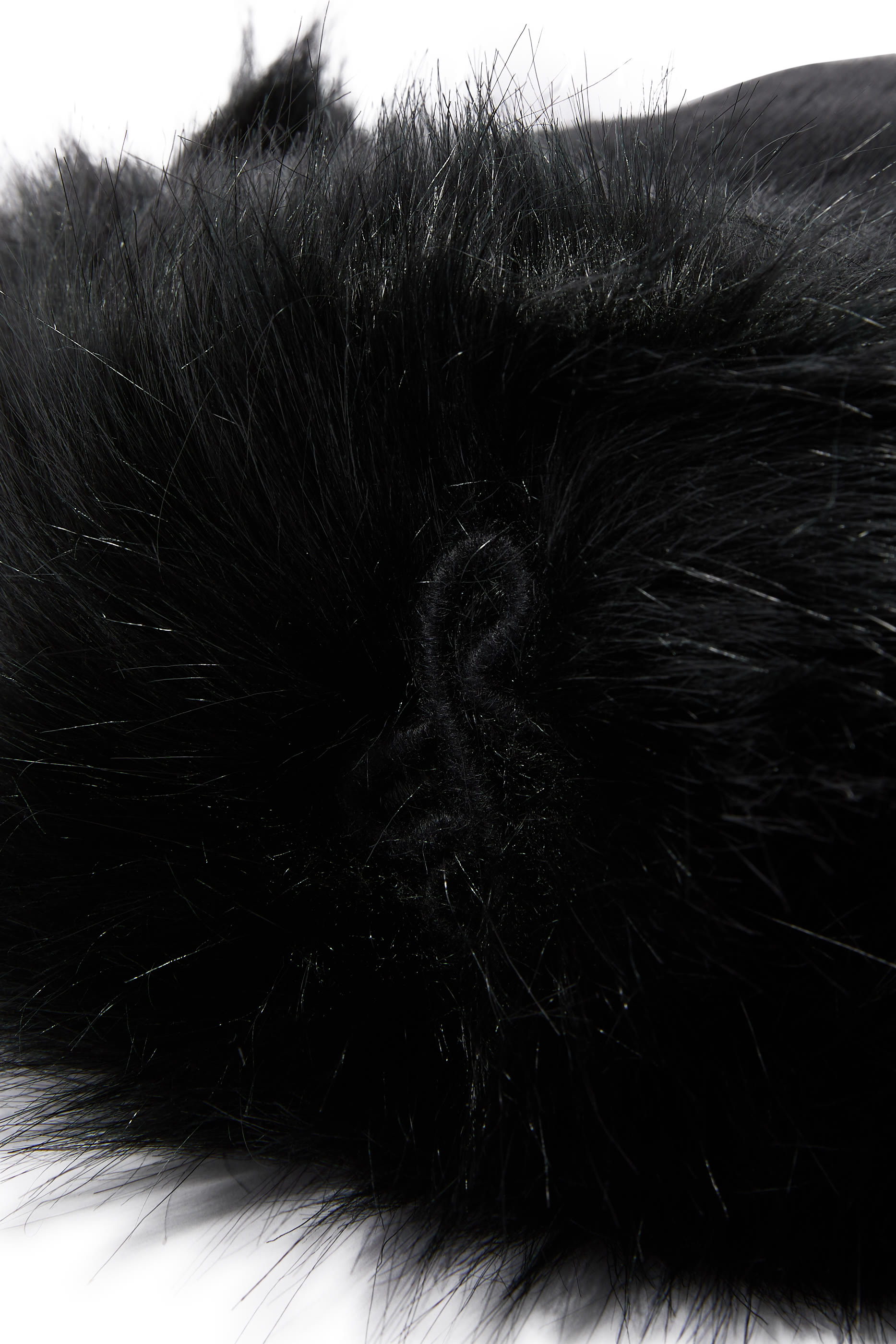 Faux-Fur Pillbox Hat 