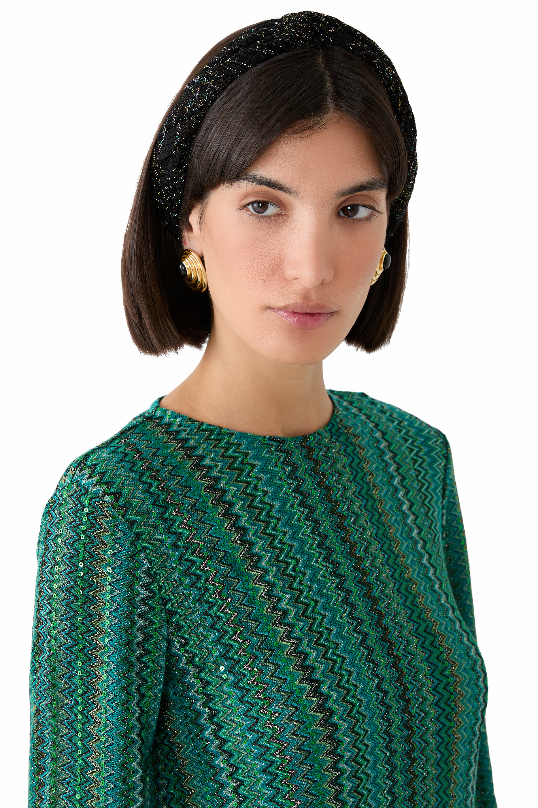 Chevron Viscose Turban Headband