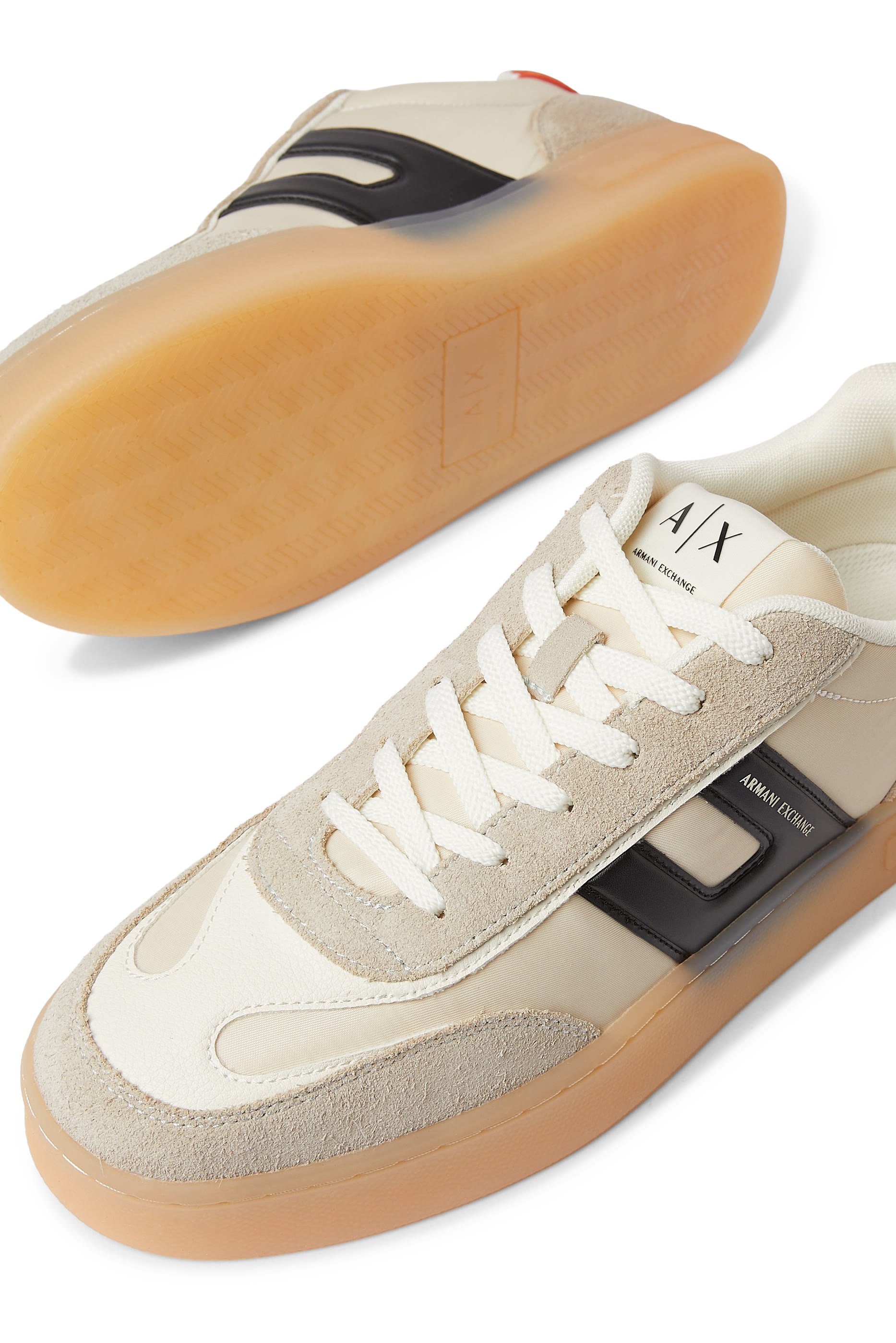 Logo Technical Fabric Sneakers