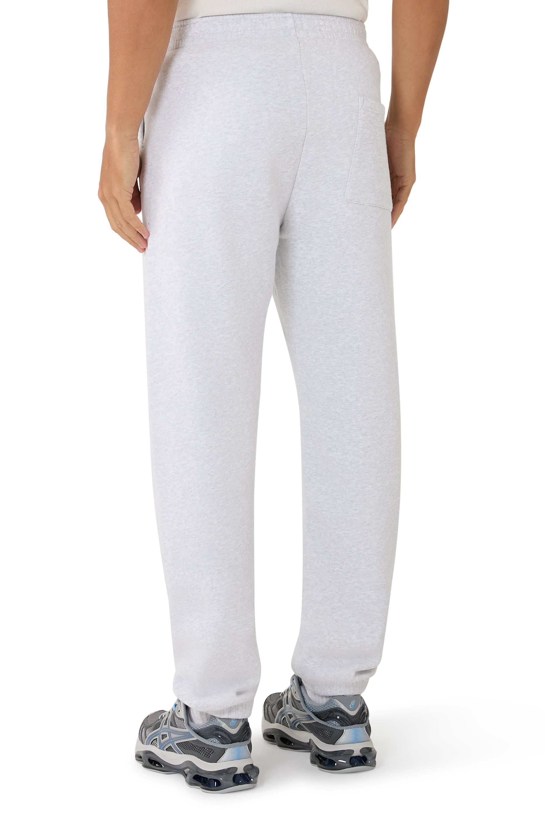 Serif Logo Embroidered Sweatpants 