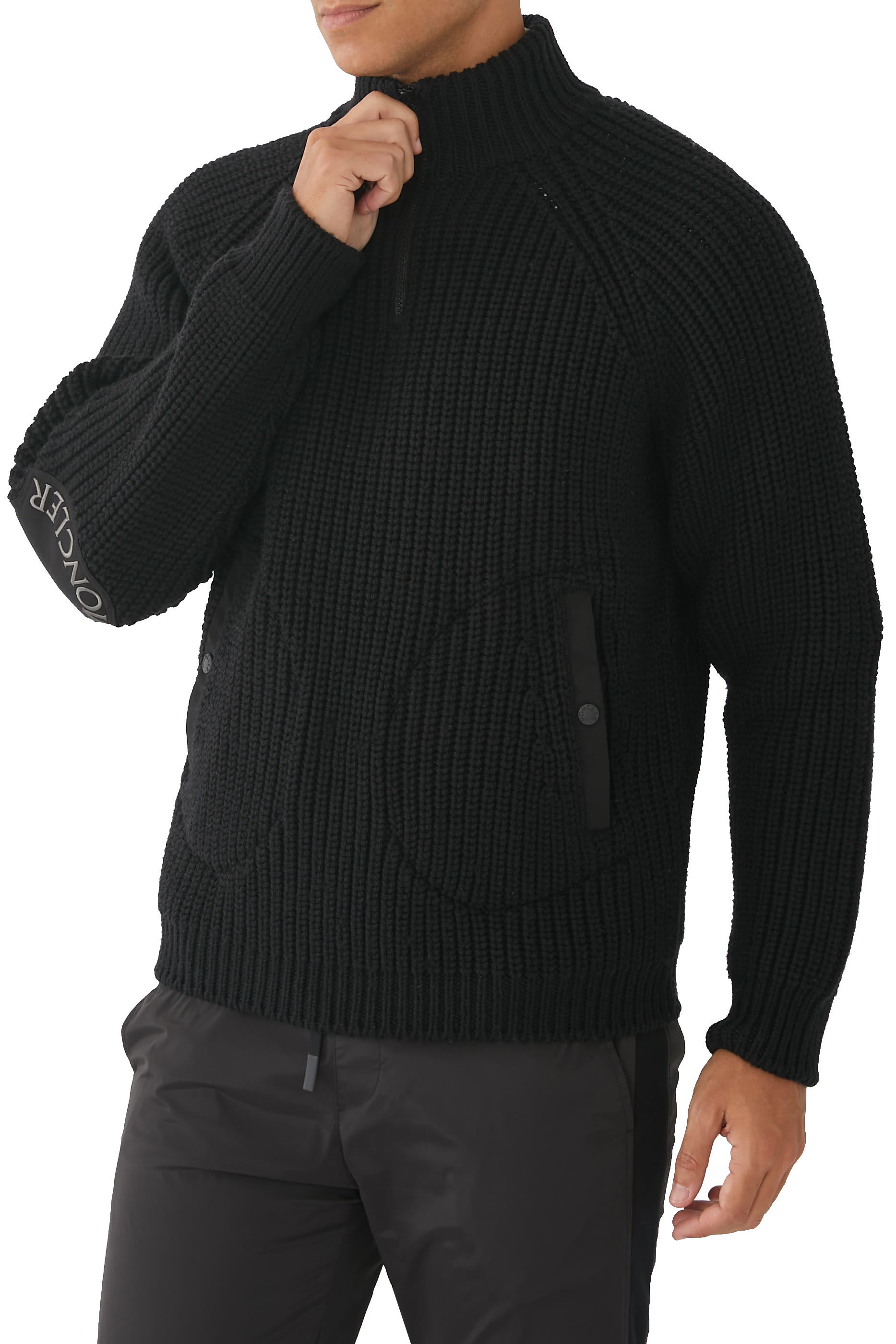 Moncler X Pharrell Half-Zip Sweater