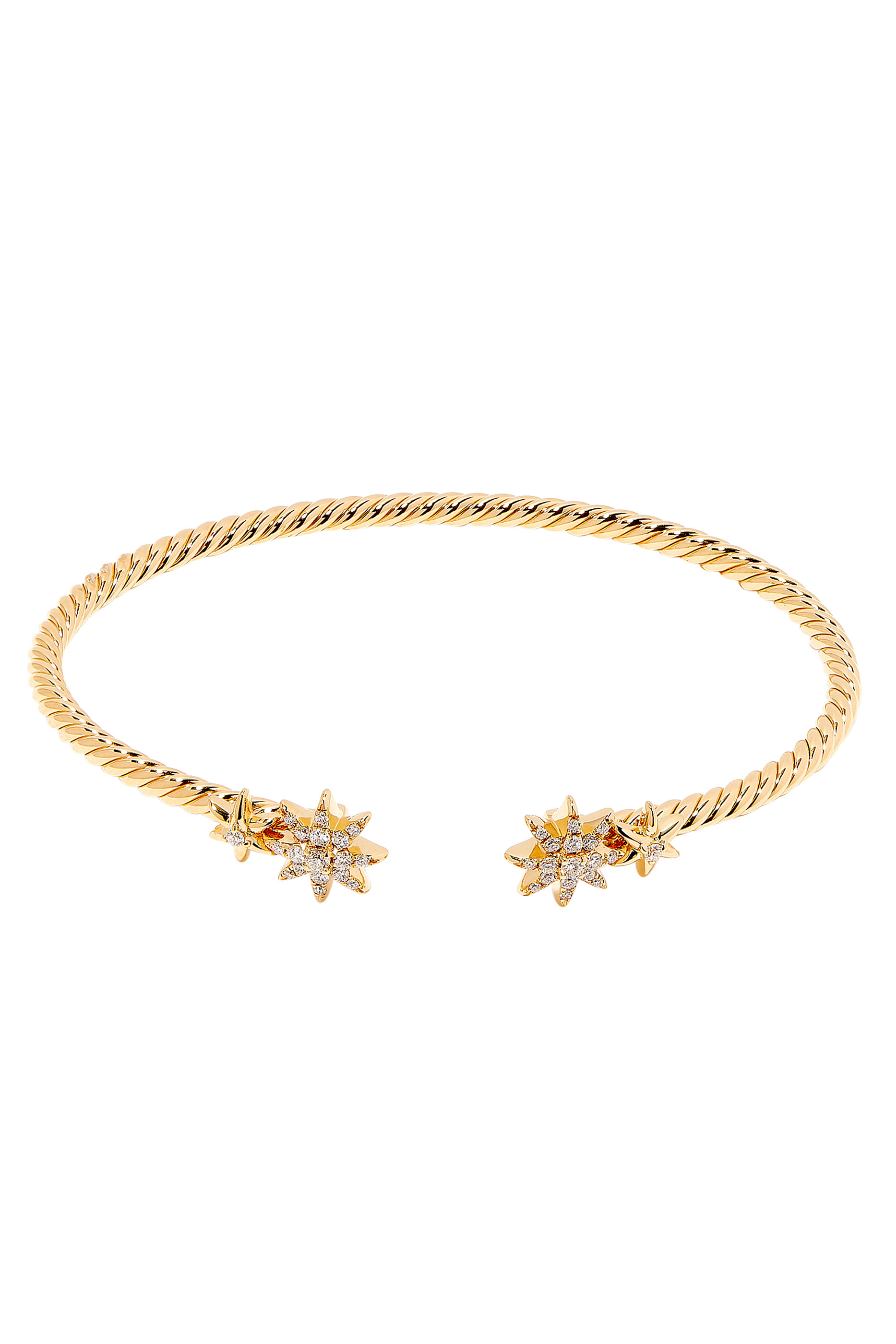 Petite Starburst Bracelet with Pav&eacute; Diamonds