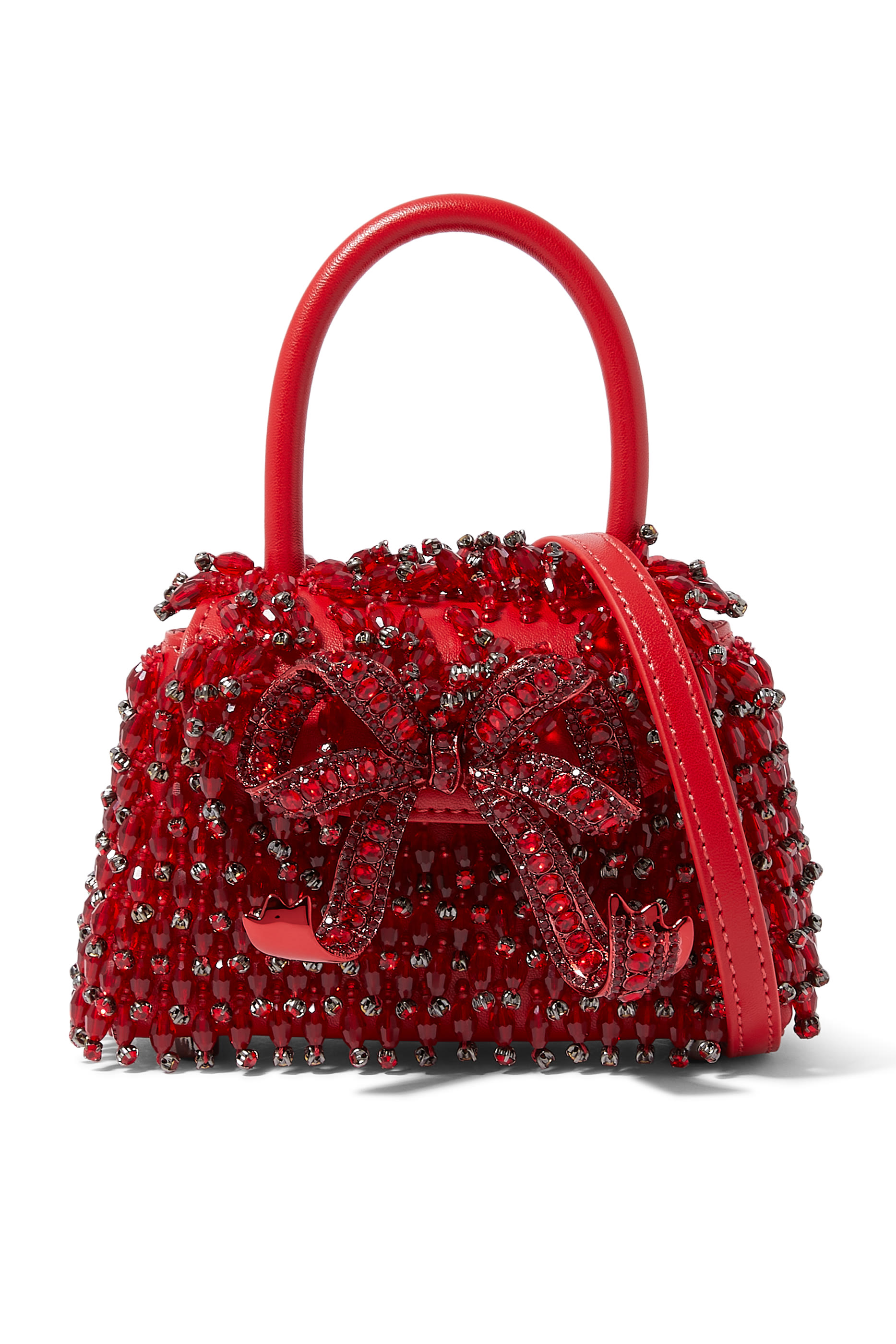 Embellished Micro Bow Bag