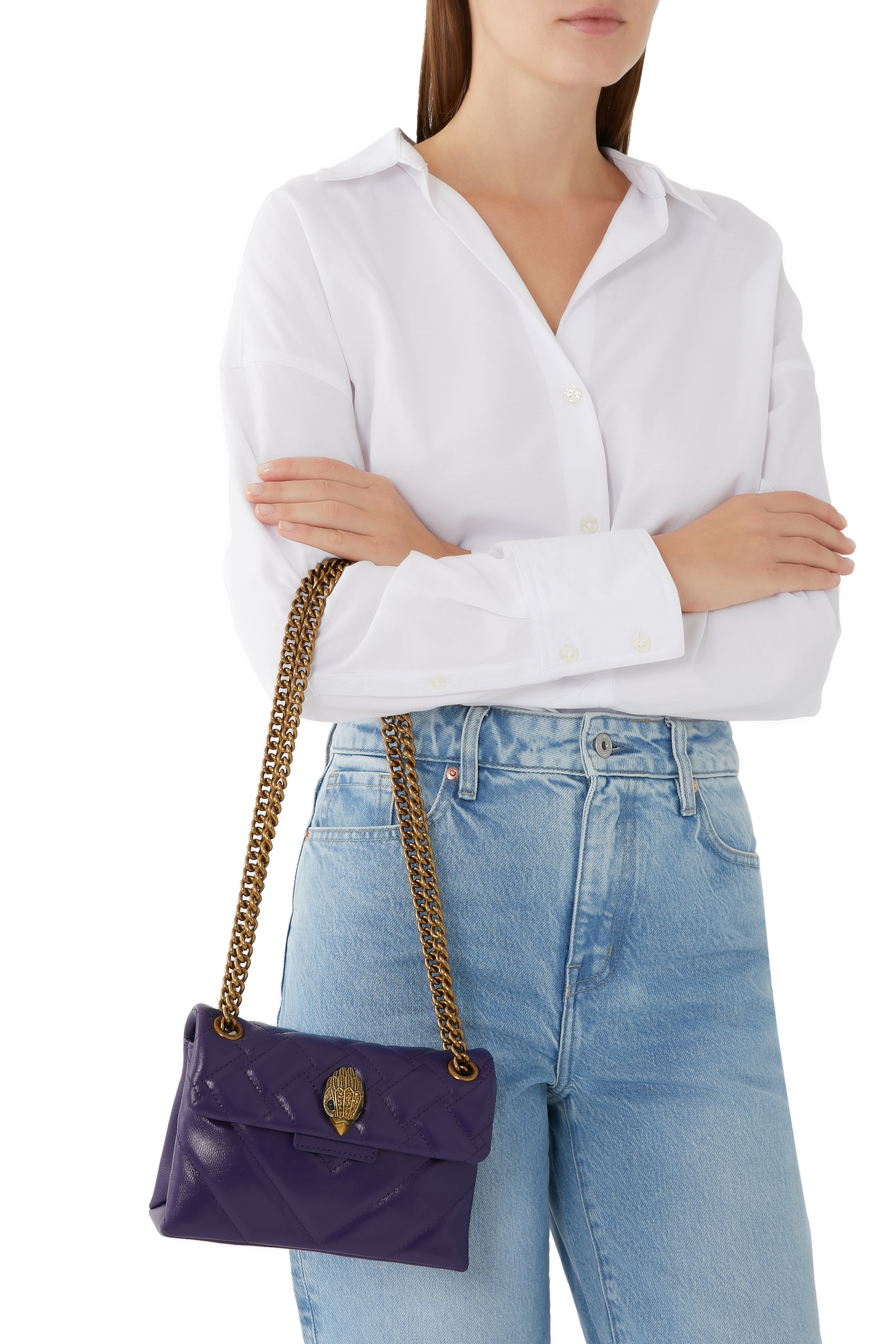 Mini Leather Kensington Bag