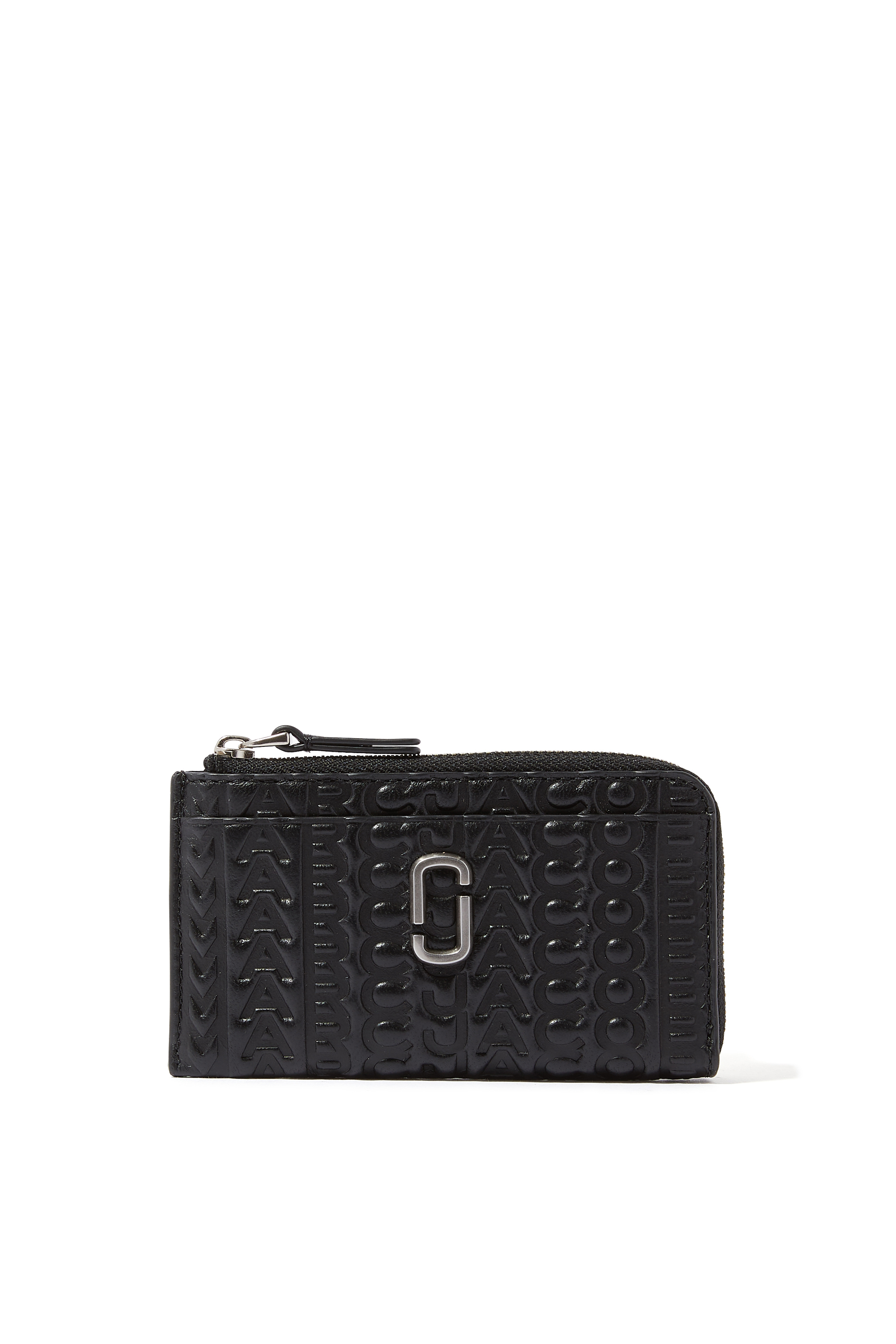 The J Marc Embossed Top Zip Multi Wallet